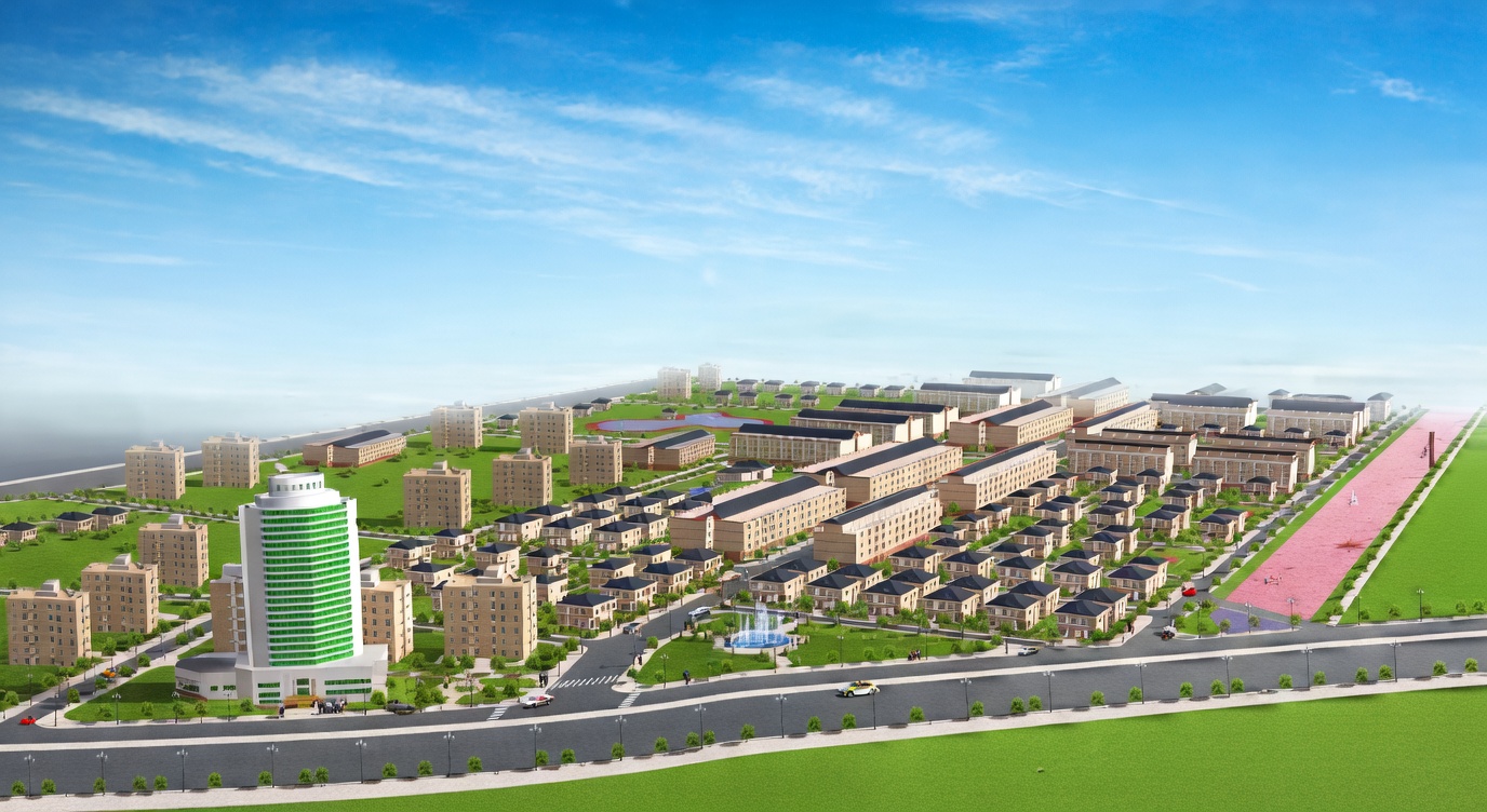 Phối cảnh khu đô thị